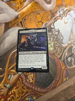Black Cat, Cunning Thief MTG Marvel's Spider Man - Pack Fresh - - Image 1