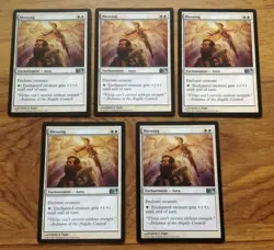 5 X Blessing MTG MAGIC 2014. Free UK Postage - Image 1