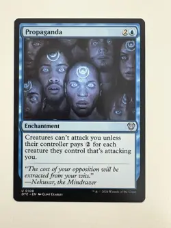 Propaganda MTG Magic the Gathering Card NM Near Mint OTC - Image 1