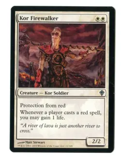 MTG Kor Firewalker Worldwake WWK Uncommon Sideboard Red Hate Bear Unplayed - Image 1