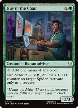 Guy in the Chair (FOIL) x1 - MTG Marvel's Spider-Man SPM #102 - Image 1