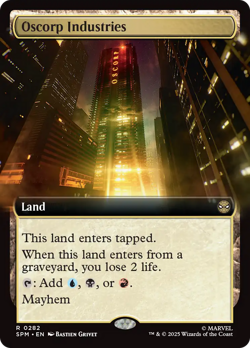 Oscorp Industries (FOIL) x1 - MTG Marvel's Spider-Man SPM #282 - Image 1