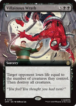 Villainous Wrath (REGULAR) x1 - MTG Marvel's Spider-Man SPM #259 - Image 1
