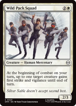 Wild Pack Squad (FOIL) x1 - MTG Marvel's Spider-Man SPM #23 - Image 1