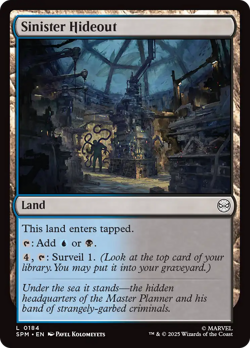 Sinister Hideout (FOIL) x1 - MTG Marvel's Spider-Man SPM #184 - Image 1