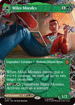 Miles Morales // Ultimate Spider-Man (REGULAR) x1 - MTG SPM #211 - Image 1