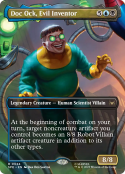 Doc Ock, Evil Inventor (REGULAR) x1 - MTG Marvel's Spider-Man Eternal SPE #24 - Image 1