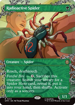 Radioactive Spider (REGULAR) x1 - MTG Marvel's Spider-Man SPM #212 - Image 1