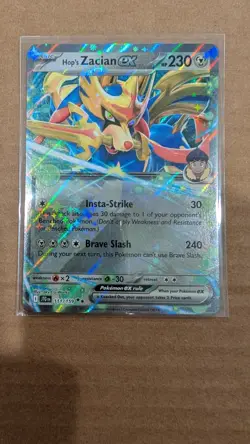 Hop's Zacian EX (111/159) Double Rare JTG EN: Journey Together NM Pokemon TCG - Image 1