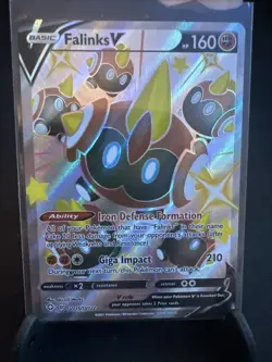 Pokemon Shining Fates Shiny Vault Holo Rare Full Art Falinks v SV115/SV122 - Image 1