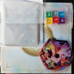 Disney Lorcana Fabled Trove Contents Lore Counter Dice Card Dividers NO PACKS - Image 1