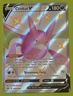 Crobat V SWSH098 SWSH: Sword & Shield Promo Cards Holo - Image 1