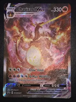 Charizard VMAX SWSH261 SWSH: Sword & Shield Black Star Promo Card Full Art Holo - Image 1