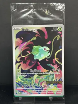 Pokemon Card Bulbasaur 133/132 - Mega Evolution Stamped Promo Sealed - Image 2