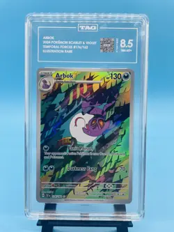 [NM] Arbok 176/162 Illustration Rare Full Art Holo Temporal Forces Pokemon Card - Image 1