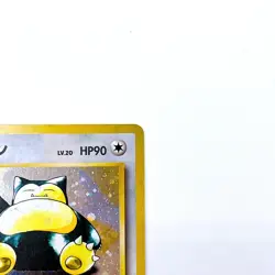 Snorlax Holo Rare No.143 Pokemon TCG Expansion Pack Japanese 1996 Nintendo Card - Image 3