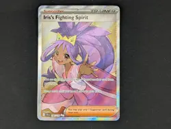 Pokemon TCG Journey Together Iris's Fighting Spirit Card 180/159 NM Condition - Image 1