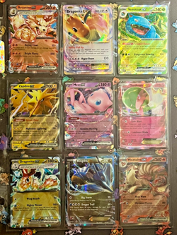 ALL EX - 9 ULTRA RARE Pokemon Cards - binder bundle card lot - ZAPDOS - LP-NM - Image 1