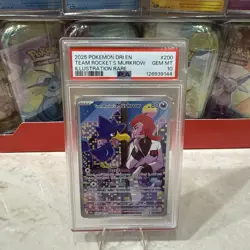 Pokemon Destined Rivals # 200 Team Rocket’s Murkrow PSA 10 Card! Trusted Seller! - Image 1