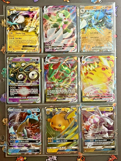 ALL EX/GX/VMAX - 9 Ultra Rare Pokemon Cards - binder bundle card lot - LP-NM - Image 1