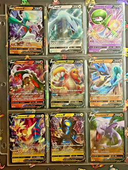 ALL V - 9 Ultra Rare Pokemon Cards - binder bundle card lot - LP-NM - Image 1