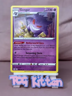 Gengar 066/196 Lost Origin Non Holo Theme Deck Pokemon Card NM TCGKITTEN - Image 1