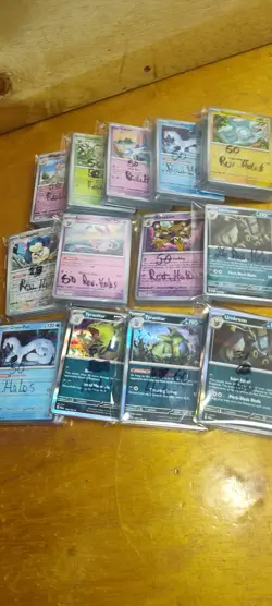 Pokemon Card Lot of 607 Reverse Holo and Holo Pokemon Cards - Image 3