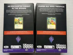 MTG - Wilds of Eldraine Commander Decks - Set Pair Fae Dominion Virtue & Valor - Image 2