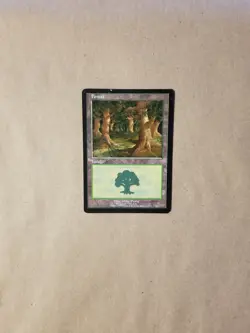 MTG Magic 1999 Promo Euro Land (Set 3) X1 Nottingham Forest U.K. LIGHTLY PLAYED - Image 1