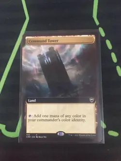 MTG Magic The Gathering Command Tower Ext. Art Land Commander - Image 1