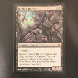Hunted Horror, LP, RAV English Ravnica: City of Guilds MTG - Image 1