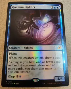 Quantum Riddler - #72 Foil - Edge of Eternities - Mtg - Image 1