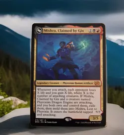 MTG Mishra Claimed by Gix NM Condition The Brothers' War Non-Foil Mythic Magic - Image 1