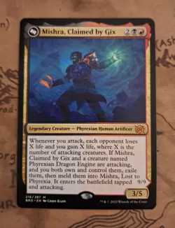 MTG Mishra Claimed by Gix NM Condition The Brothers' War Non-Foil Mythic Magic - Image 3