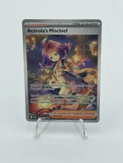 Acerola’s Mischief SIR English 183/132 Pokemon TCG Card NM - Image 1