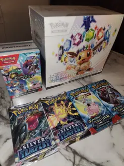 pokemon prismatic evolutions ETB sealed box two blister packs of your choice. - Image 1