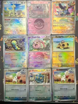 POKE BALL LOT - Prismatic Evolutions - Pokemon binder bundle card lot - NM - Image 1