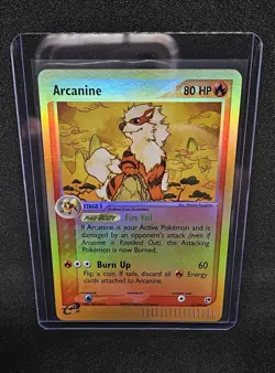 Pokemon TCG Arcanine 15/100 EX Sandstorm Reverse Holofoil Rare Near Mint - Image 1