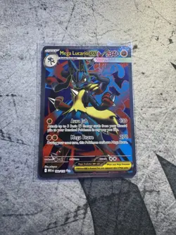 Pokemon TCG Mega Lucario EX 160/132 Ultra Rare Holo NM Mega Evolutions Full Art - Image 1
