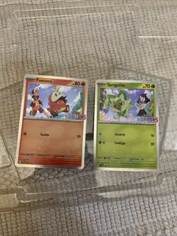 Pokemon Grand Adventure Horizons Promos Fuecoco & Sprigatito SVP 191 SVP 192 - Image 1