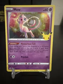 Mew (011/025) Holo Rare | Pokemon TCG Celebrations 25th Anniversary - Image 1