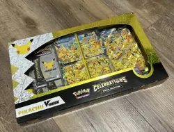 Pokemon Celebrations 25th Anniversary Pikachu V-union Premium Collection Sealed 820650809156 - Image 1