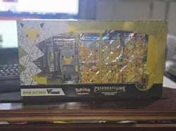 Pokemon Celebrations 25th Anniversary Pikachu V-union Premium Playmat Collection - Image 1