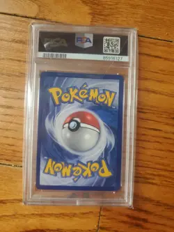 2000 Pokemon Black Star Team Rockets MEOWTH #18 Promo Pokemon League PSA 10 - Image 2