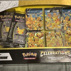 Pokemon Celebrations 25th Anniversary Pikachu V-union Premium Playmat Collection - Image 3