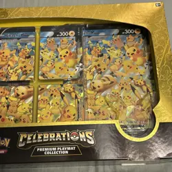 Pokemon Celebrations 25th Anniversary Pikachu V-union Premium Playmat Collection - Image 4