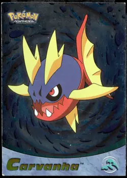 2003 topps Pokemon Advanced Holo Foil #23 Carvanha - Image 1