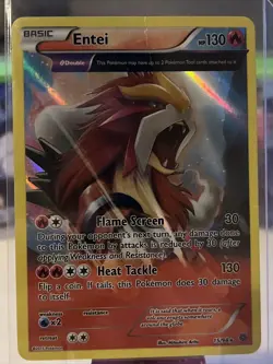 Pokemon TCG Entei Ancient Origins 15/98 Reverse Holo Holo Rare HP - Image 1