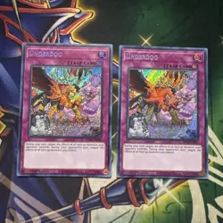 Yugioh! Underdog x2 BLVO-EN092 Secret Rare 1st Edition NM - Image 1