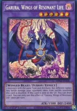 [Prismatic Secret Rare] YuGiOh Garura Wings of Resonant Life NMM MP23-EN148 1st - Image 1